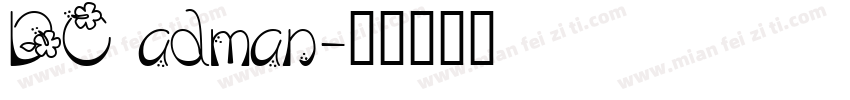 DC adman字体转换